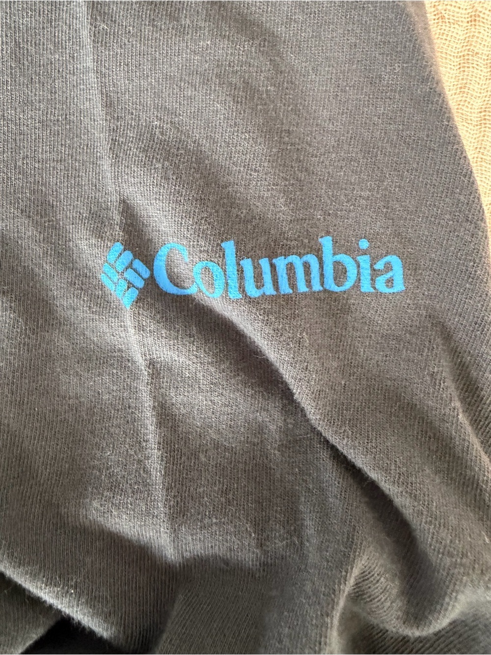 Columbia Unisex Long Sleeve Charcoal Cotton Longsleeve Graphic Tee, L - Picture 8 of 10